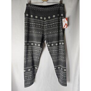 Ripzone Womens Cozy Fleece Lined Printed Leggings Size Large- New With Tags
